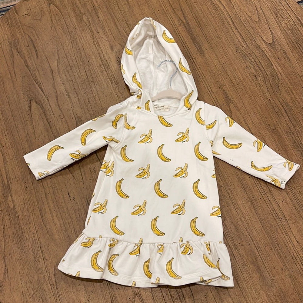 Monica & Andy banana sweatshirt dress